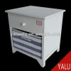 White painting wood nightstands storage cabinet bedroom furniture H-13235