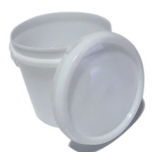 white plastic barrel blue hygenic drums handle buckets with lids