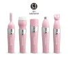 Wholesale 5 in 1 female epilator  nose/eye-brow hair trimmer underarm and Bikini shaver/trimmer Lady shaver RI6001  USB