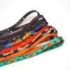Wholesale 8mm Flat Polyester Casual Sports Shoelaces Personalized Halloween Pumpkin Lanterns and Devil Rope Customizable