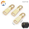 Wholesale Bag Blank Zip Puller, Garment Accessories Custom Metal Zipper Pull Logo, Gold Metal Zipper Puller Slider for Handbags