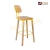 Import Wholesale Bar Furniture 75cm Height Wooden Seat Metal Frame Italian Design Commercial Industrial Vintage Modern High Bar Stools from China
