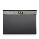 wholesale black linen leather A4 file folder for 5-star hotel supplies