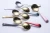 Import Wholesale Bulk Cheap Korean Gold Silver 304 Stainless Steel Dinner Serving Soup Spoon Set from China