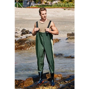 Wholesale China Manufacturer Nylon and PVC Cleated  Chest Fly Fishing Waders