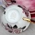 Import wholesale colorful ceramic tea cups and saucer red rose bone china tea cup set from China