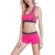 Import Wholesale Comfortable Breathable Removable Chest Pad Sports Bra Shorts from China