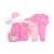 Import wholesale cotton Baby 8 pcs outfits European style baby rompers with pants   New Born Baby  Set clothes set from China