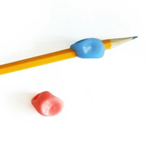 Wholesale custom silicone rubber pen gripper/grip pencil