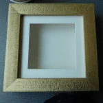 Wholesale Custom Size Modern 3D Shadow Box with the Depth of 3cm White black Plastic Picture Frames