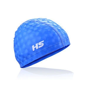 Wholesale Customized Logo Colorful Swim Caps Latex Silicone Swimming Cap