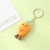 Wholesale cute PVC Keychain custom soft pvc keychains cartoon fruit family doll car key chain gift