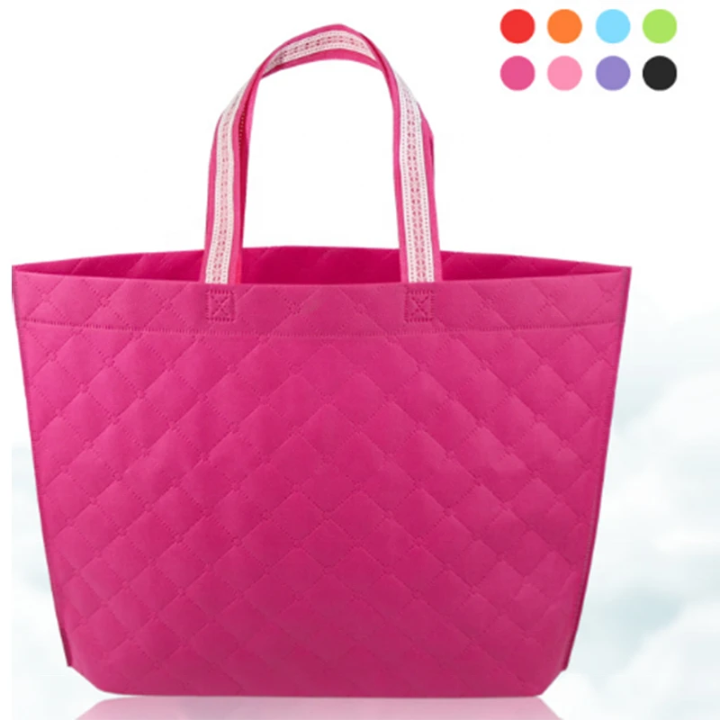 Wholesale Eco Friendly Customized Design Reusable High Quality Clothing Handbag Gift Shopping Advertising Non Woven Fabric Bag