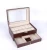 Import Wholesale Fantastic Double Layer Watch Organizer Case Premium Adjustable Watch winder Organizer Box With Drawer from China