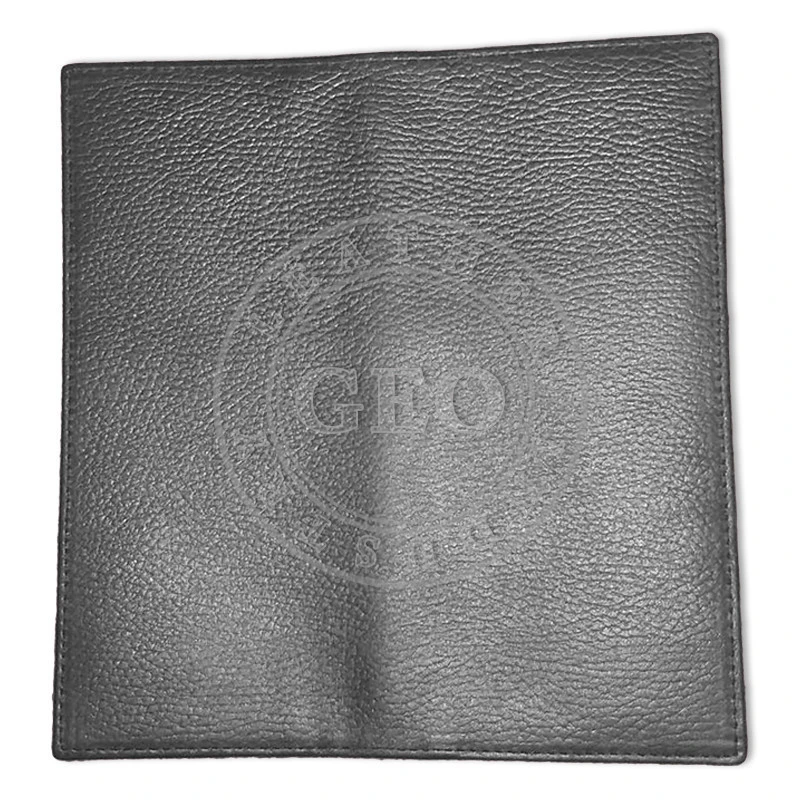 Wholesale Good Quality Full Grain Genuine Leather Checkbook Cover Pu Leather Cheque Book Cover Card Pockets Inside