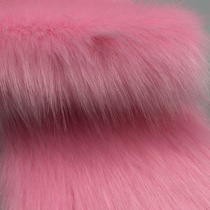 Wholesale High quality faux fur fabric stock lots Fox fur