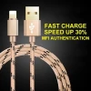 Wholesale high speed nylon mobile phone usb charger cable for apple iphone 7 6s