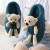 Import Wholesale Indoor Fluffy Slippers Women Plush Fur Slides Pink Blue Furry Kids Teddy Bear Slippers Plush from China
