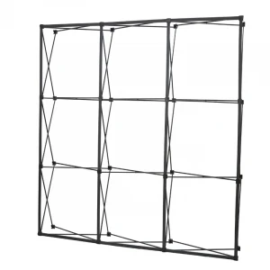 wholesale Iron low prices pop up  backdrop display stand 8ft 10ft for portable Retractable background for activity display