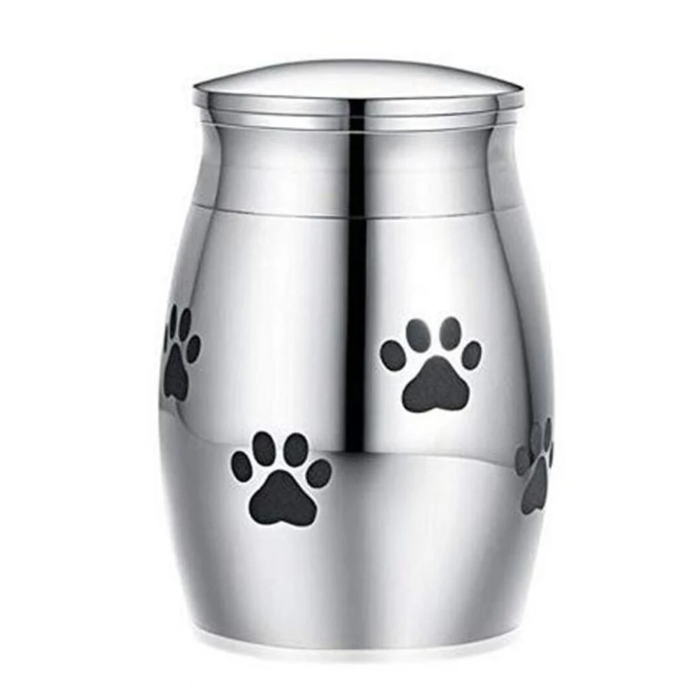 Wholesale moisture-proof custom lettering stainless pet ashes box,urns for ashes pet,pet ash urn