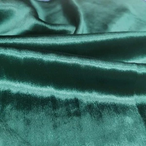 Wholesale organic  viscose silk velevt  fabric for dress garment