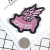 Import Wholesale Pink Flying Happy Pig Style Embroidery Iron On Embroidered Patch from China