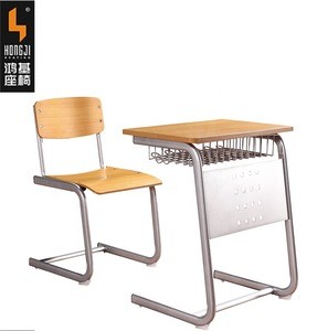 Wholesale Price Primary School Furniture Student Desk and Chair For Sale student chair TC-C02+TC-Z02
