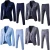 Import Wholesale quality cheap readymade in stock business hotel office men suits from China