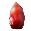 wholesale Red agate stone natural crystal flame crystal freeform for feng shui decorations
