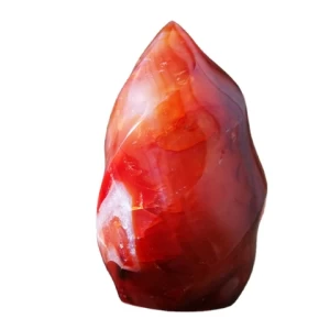 wholesale Red agate stone natural crystal flame crystal freeform for feng shui decorations