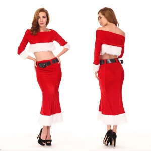 Wholesale Sexy Women Adult Merry Christmas Dance Costumes