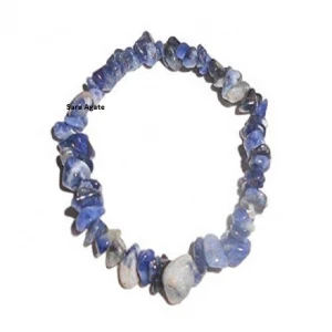 Wholesale Sodalite Stone Chips Bracelet  : Buy Online From Sara Agate From India