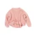 Import wholesale solid color nude knitted girls handmade baby sweater from China