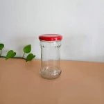 Wholesale various sizes of transparent glass bottles pickle bottle chilli sauce bottle
