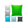 Wholesales plain canvas dyed pillow cases, 100% cotton blank decorative cushion covers