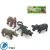 Import wild plastic animals figure Lions, elephants, rhinos toys/PVC Jungle animal toys safari animals from China