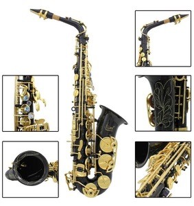 Wind instrument metal finishing alto saxophone for teaching ABC896B