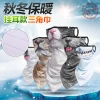 Winter warmth ear triangle scarf windproof and cold mask riding windproof collar triangle scarf