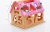 Import WMT13 Pink Kids pretend paly Diy wooden Math Digital house educational toys for Girls learning and playing from China