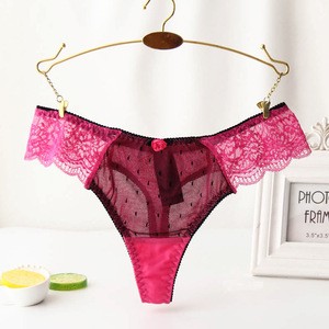 Women Lingerie G-String Lace Underwear Female Sexy T-Back Thongs