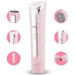 Women Electric Shaver 4 in 1 Waterproof Electric Rechargeable Hair Epilator Hair Removal Painless Cordless
