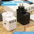 Import Wontravel Earth ground travel adapter Type C fast charger BS8546 approved universal 3 pin charger with AUS EU UK US plug from China