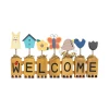 Wooden Wall Plaque Signs wood home welcome signs door decor