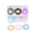 Import X Assorted Colors Telephone Cords Scrunchies Wire Bobble Tie Scrunchie Band Accessory One Size Hair Bands scrunchies hair ties from China