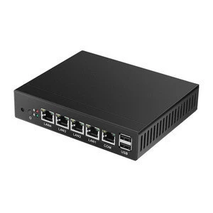 XCY 4 LAN J1900 mini pc with firewall motherboard for pfsense barebone system fanless computer pfsense firewall pc