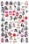 Import XF3386-XF3397 3D Sexy Lady Nail Stickers Lips Manicure Applique Beauty Lady  Nail Art Decorations Decals from China