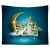 Import Xingyuan 73*95cm Customized  Eid Mubarak Tapestry Beach Towel Wall Hanging Moon Wall Hanging Tapestry from China