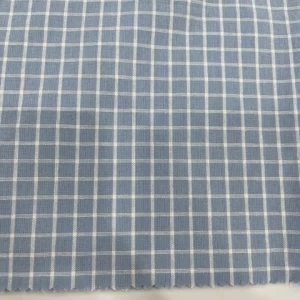 Yarn Dyed Poplin Organic 100% Pure Cotton Fabric for T Shirt