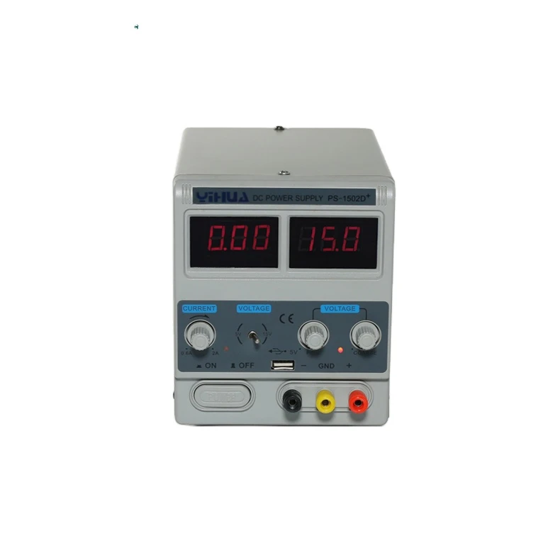 YIHUA 1502D+USB 15V 2A output adjustable regulated dc power supply