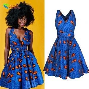YIZHIQIU wholesale elegant party african kitenge dress designs for african women